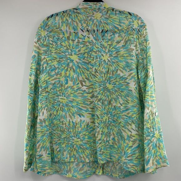 Ruby Road woman’s size 18 W multicolored blouse - Picture 4 of 5